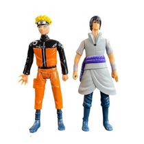 Kit Brinqued 4 Boneco Naruto Shippunden Action Figure 21 com Naruto e Sasuke Smart Tech