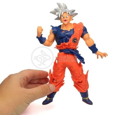 Boneco Action Figure Goku Instinto Superior Dragonball Z Figura Colecionável Prata Smart Bracelet