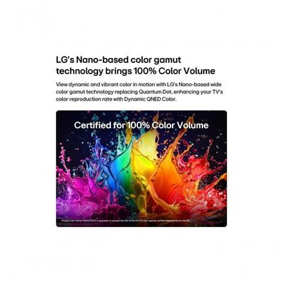 Smart TV LG QNED70 85 Polegadas 4K Ultra HD Mini LED Inteligente IA HDR Wi-Fi Bluetooth Bivolt