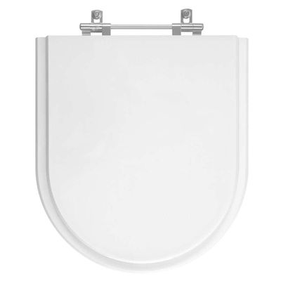 Assento Sanitário Smart Oval Polipropileno Parafusado Convencional Branco Pontto Lavabo 1.6GPF 6LPF
