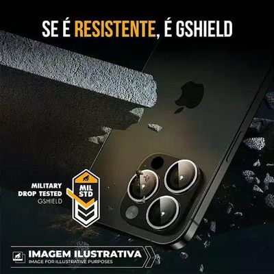 Acessório para Smartphone Gshield Kit Full Protection Película de Vidro + Protetor de Lente 9H 1