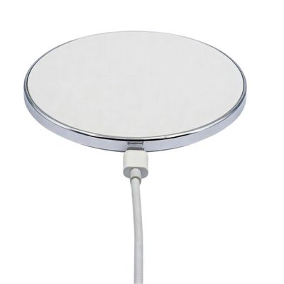Carregador sem Fio MDM Qi 15W Compacto para Smartphone Indução Branco 1