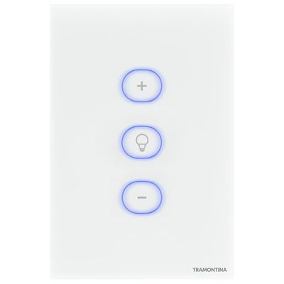Dimmer Touch Smart Controle de Iluminação Inteligente Branco Tramontina