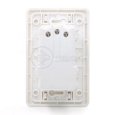 Tomada de Parede com USB Modelo Luxo 10A 2 Portas 5V Branco Smart Bracelet