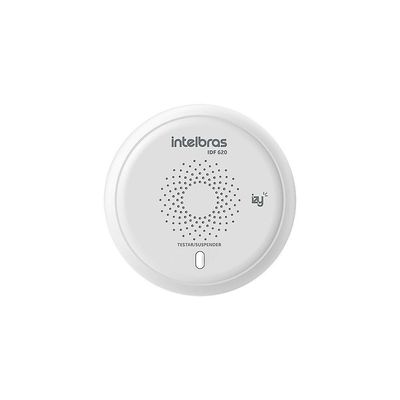 Detector de Fumaça Smart IDF 620 com Sensores de Alta Precisão Branco Intelbras