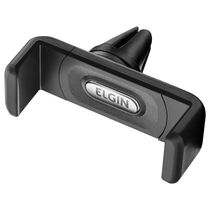 Suporte Veicular Elgin Universal para Smartphones Até 5,5 Polegadas ABS e Silicone Preto 1 Unidade