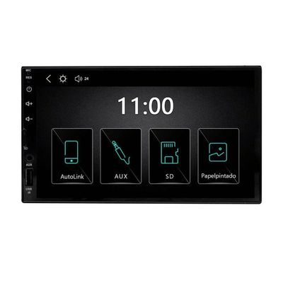 Central Multimídia Play 7mp5 7" com Android Auto sem Fio e Bluetooth para Smartphones com RGB Adak
