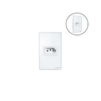 Tomada Inteligente ETS 1001 com App Mibo Smart e Alexa Branca Intelbras