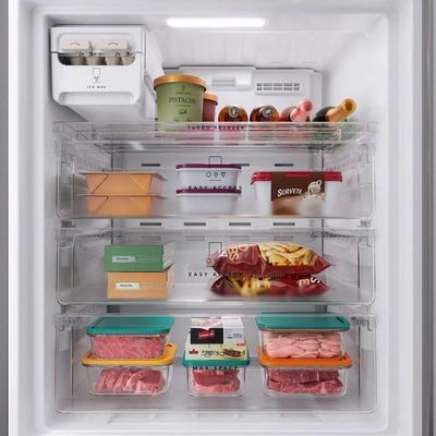 Geladeira Brastemp Smart Frost Free Inverse BRE66AK 500 Litros Inox Bivolt