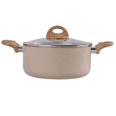 Conjunto de Panelas Smart Plus 5 Peças Alumínio Antiaderente Areia Indução Brinox