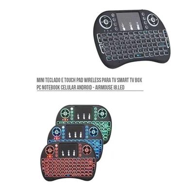 Mini Teclado Wireless Mouse Para Smart Tv-notebook- ipad