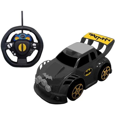 Carrinho Controle Remoto Batman Smart Driver 3 Funções Preto Candide