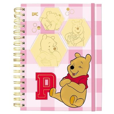 Caderno DAC Smart Mini Ursinho Pooh Capa Dura 80