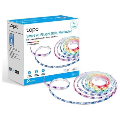 Fita LED Smart Tapo L920-5 RGBIC 5M Wi-Fi Multicolor Controle App TP-Link