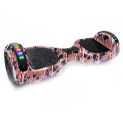 Hoverboard Infantil America Usa Nº15 Elétrico com Bluetooth e Leds Bivolt Smart Tech