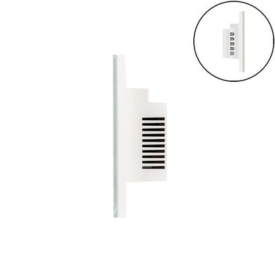 Interruptor Smart Wi-Fi Touch EWS 1004 com 4 Teclas e Integração com Assistentes de Voz Branco