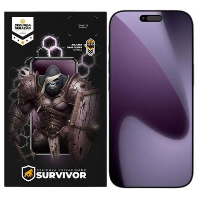 Película de Proteção para Smartphone Gshield para Iphone 17 Pro com Privacidade Survivor Poliuretano