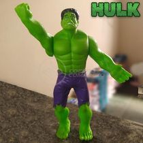 Kit Boneco Colecionável Hulk Nº13 com Action Figure 15CM e Caneca 350ML Verde Smart Bracelet