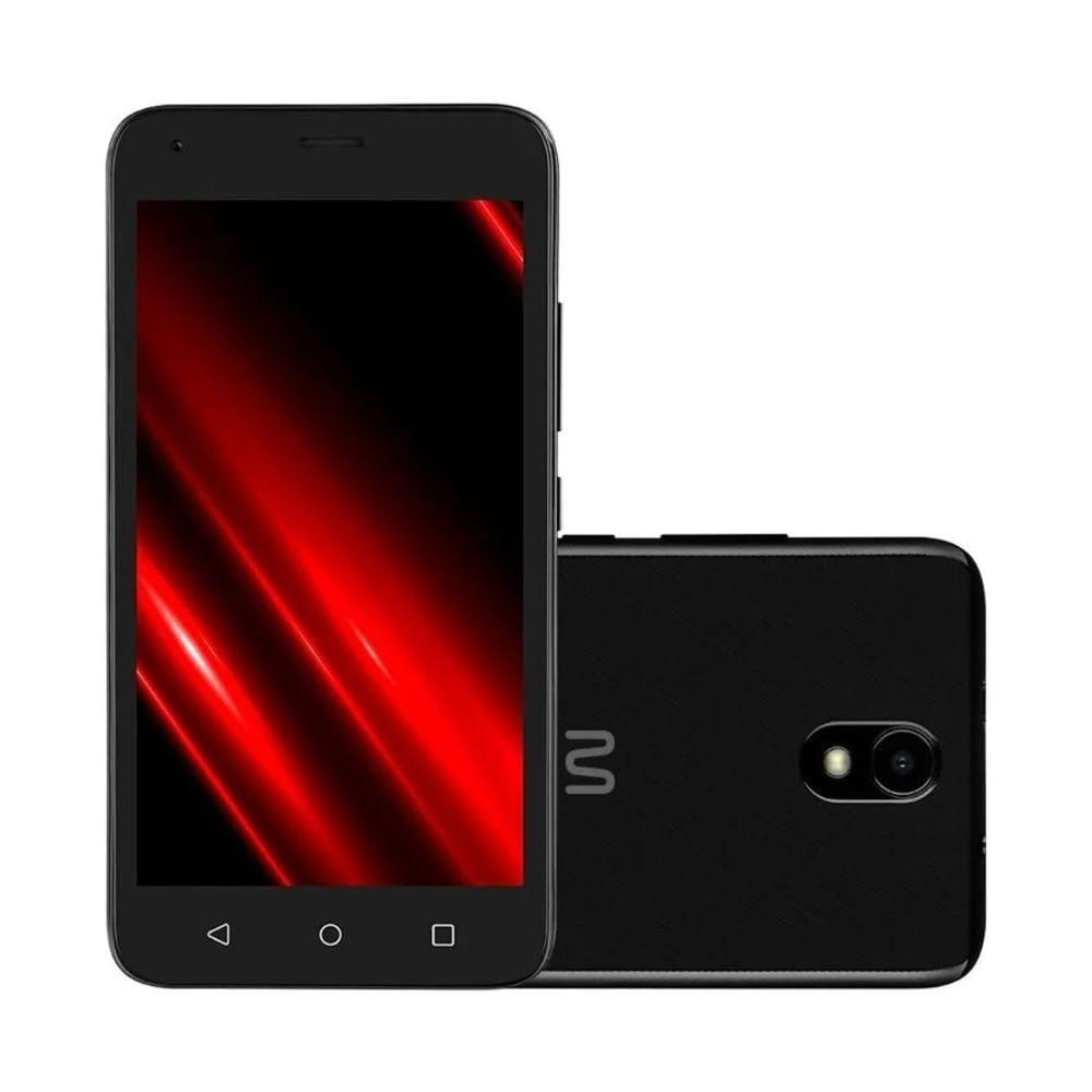 Smartphone Multilaser e Pro 1GB RAM 32GB Camera 5MP Android 11 Go Tela 5 Polegadas Preto