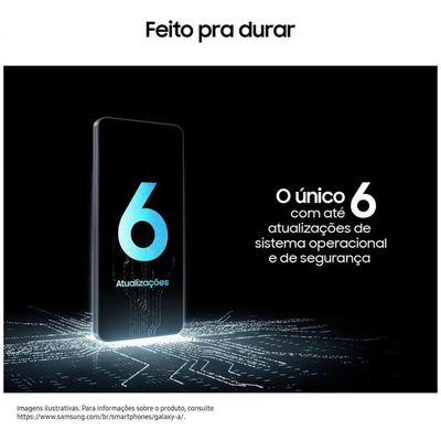 Smartphone Samsung Galaxy A07 128GB Tela 6.7" Preto