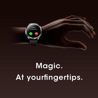 Smartwatch Microwear GT4 MAX Tela 2.02" Monitoramento Saúde 800MAH Preto