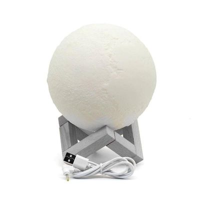 Umidificador de Ar Noturno Lua Smart Tech 880 ml com Iluminação LED 3D Bivolt