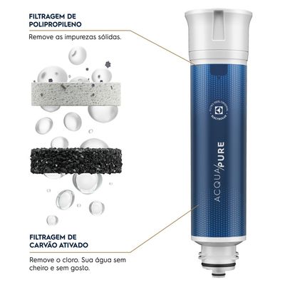 Purificador de Água Electrolux Efficient Compacto Água Natural com Tecnologia Acqua Pure (PN10B)