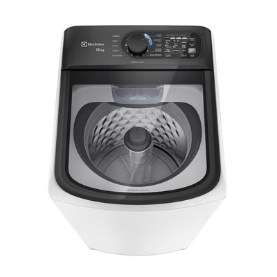 Máquina de Lavar Electrolux Efficient 13kg Branca Compacta, Pré-diluição e MaxFilter (LEM13) 220V