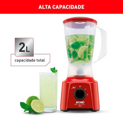 Liquidificador Arno Power Mix LQ11 Vermelho - 110V UNICA