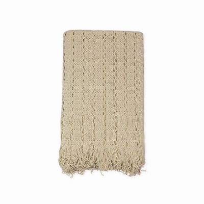 Mantas Texturizadas para Cama de Solteiro - 150cm x 180cm Dach Paris - Castanho