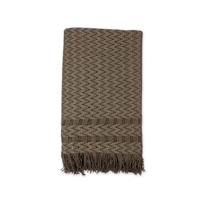 Mantas Texturizadas para Cama de Solteiro - 150cm x 180cm Dach Paris - Castanho