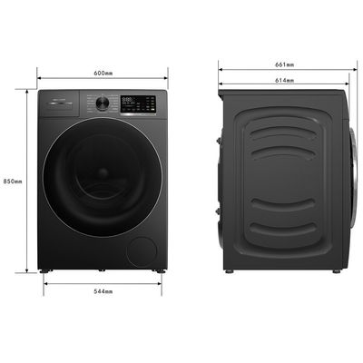 Lava e Seca Brastemp 14 kg 8 kg Lavagem e Secagem Inteligentes BNO14AS Titanio / 220V