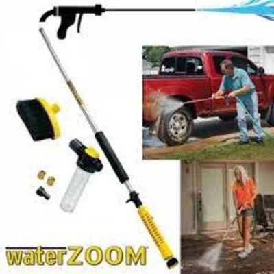 Lavadora de Alta Pressão Portátil Water Zoom com Dispenser de Sabão Escova e Esguicho 110V