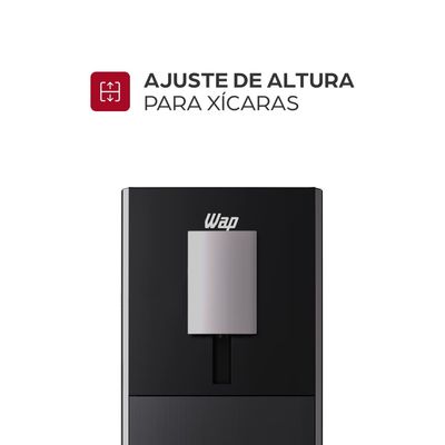 Cafeteira Expresso Automática WAP Aroma WCE19 19 Bar com Moedor e Vaporizador Preto / 110
