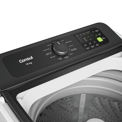 Lavadora Automática Consul CWN16 16kg com Reuso de Água Branco 220V