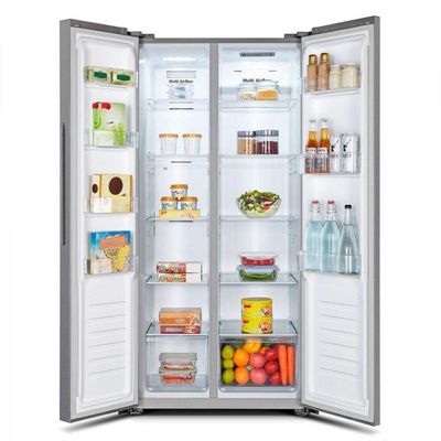 Geladeira Hisense Side By Side Frost Free Inverter 441L RS3P428NEDA Inox 220V