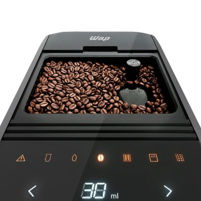 Cafeteira Expresso Automática WAP Aroma WCE19 19 Bar com Moedor e Vaporizador Preto / 110