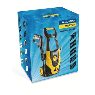 Lavadora de Alta Pressão MASTER com Jato Regulável 1400W 110V Mangueira 3M Tramontina