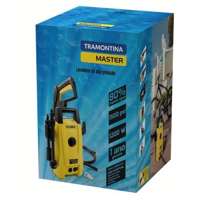 Lavadora de Alta Pressão Tramontina MASTER com Jato Regulável Amarelo 220V
