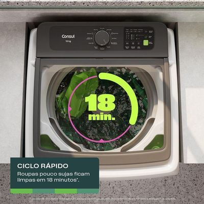 Lavadora de Roupas Consul CWN16ABANA 16kg Branco 110V