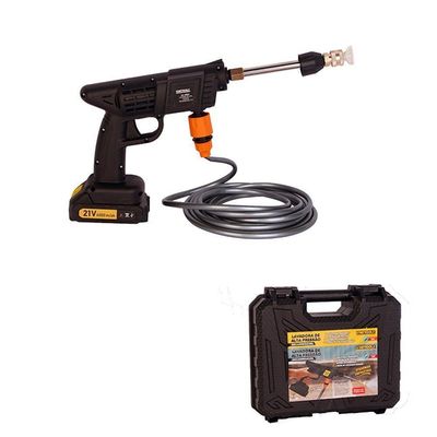 Lavadora de Alta Pressão Recarregável 21V Função Espuma Preta Startools