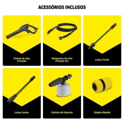 Lavadora De Alta Pressão Kärcher Acqua Jet 1830psi 1500W 220V