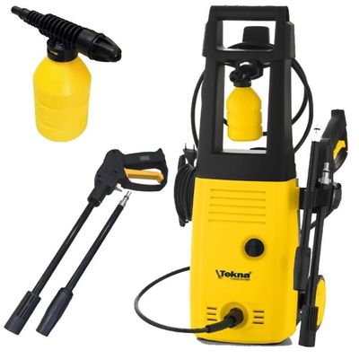 Lavadora de Alta Pressão Tekna HLX1101VM 1523PSI 1400W 300L-h com Shampoozeira e Rodas 220V