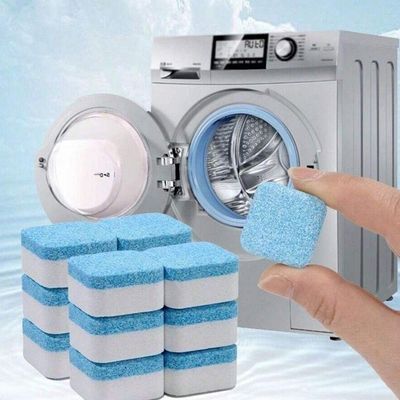 Kit 10 Limpador de Máquina de Lavar OEM para Lavadora com Comprimido Efervescente Sólido e Remoção