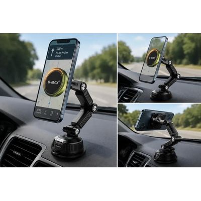 Suporte Celular Grande Para Caminhonete Ônibus Vans Caminhão Carreta BMG-01