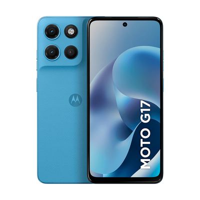 Smartphone Motorola Moto G17 128Gb Dual Chip 4G Tela 6,7" Câmera Dupla 50MP+5MP Azul