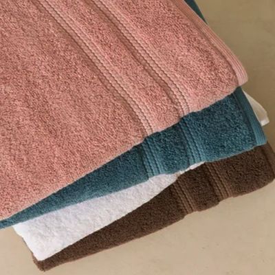 Kit 02-Toalha de Rosto KazzaVip Felpuda 100% Algodão Lucca 45cmx80cm Sortido