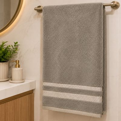 Kit 03 - Toalha Rosto KazzaVip Felpuda 100% Algodão Princess 45cm x 75cm Gris