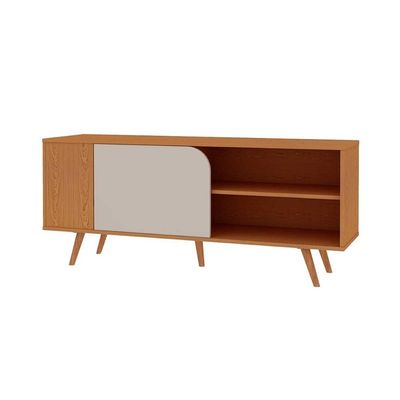 Rack Bancada p/ TV 40 Pol Orlando 140cm Cinamomo Genialflex