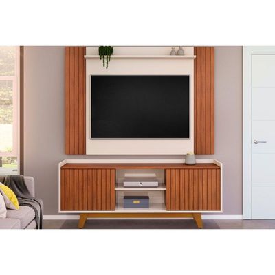 Rack c/Painel p/ TV 55 Pol Trend/Flat 160cm Off DJ Móveis